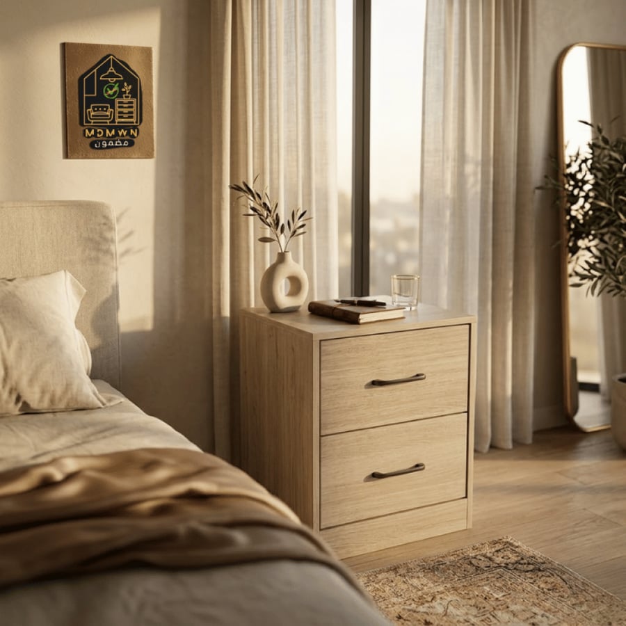Bedside tables and nightstands in various colors