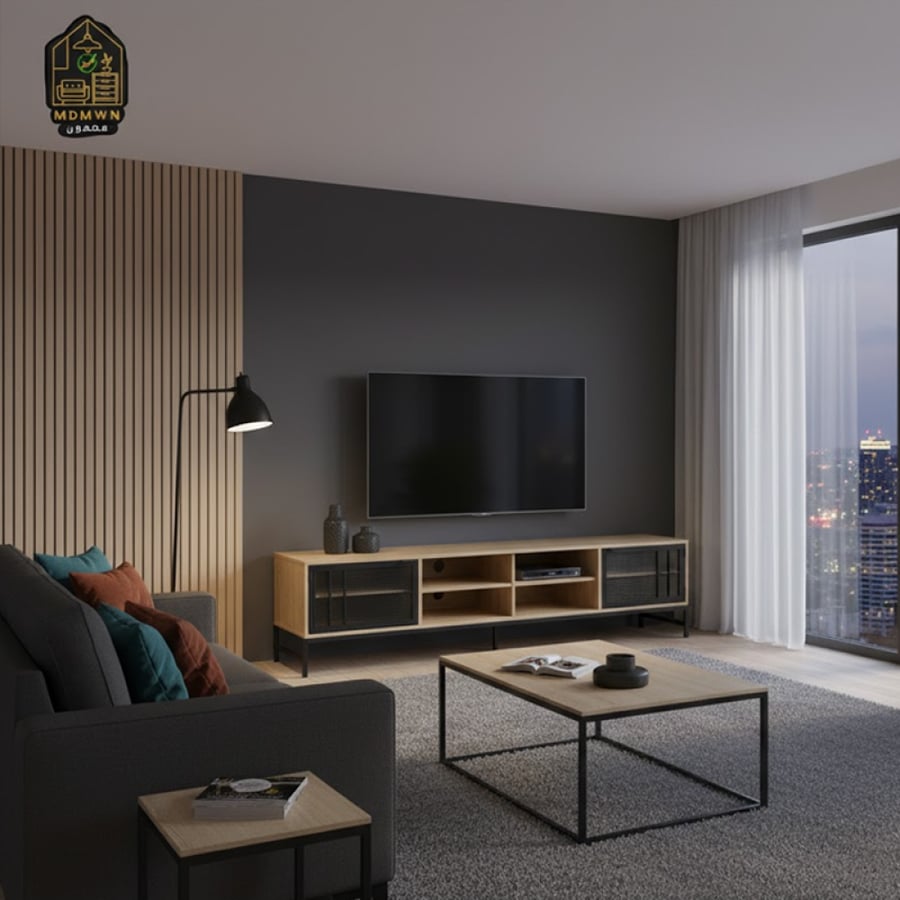 دولاب تلفزيون بتصميم عصري ومتين متعددة المقاسات