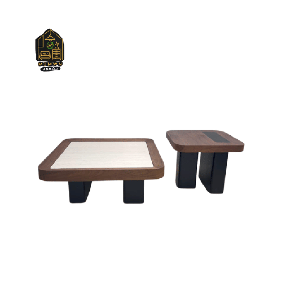 طقم طاولات شاي مربعة