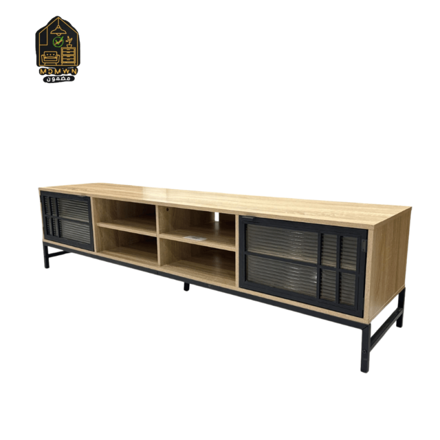 Wooden screen table with a smooth and modern design