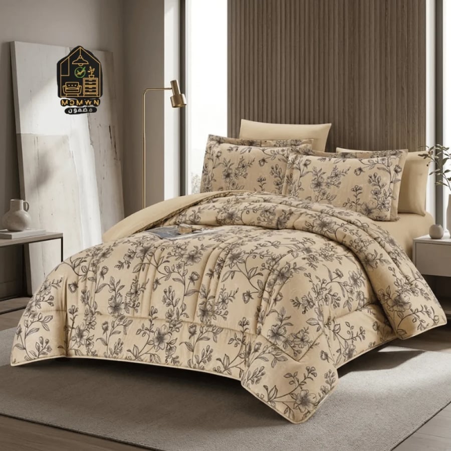 Modern floral bed sheet set, single and double