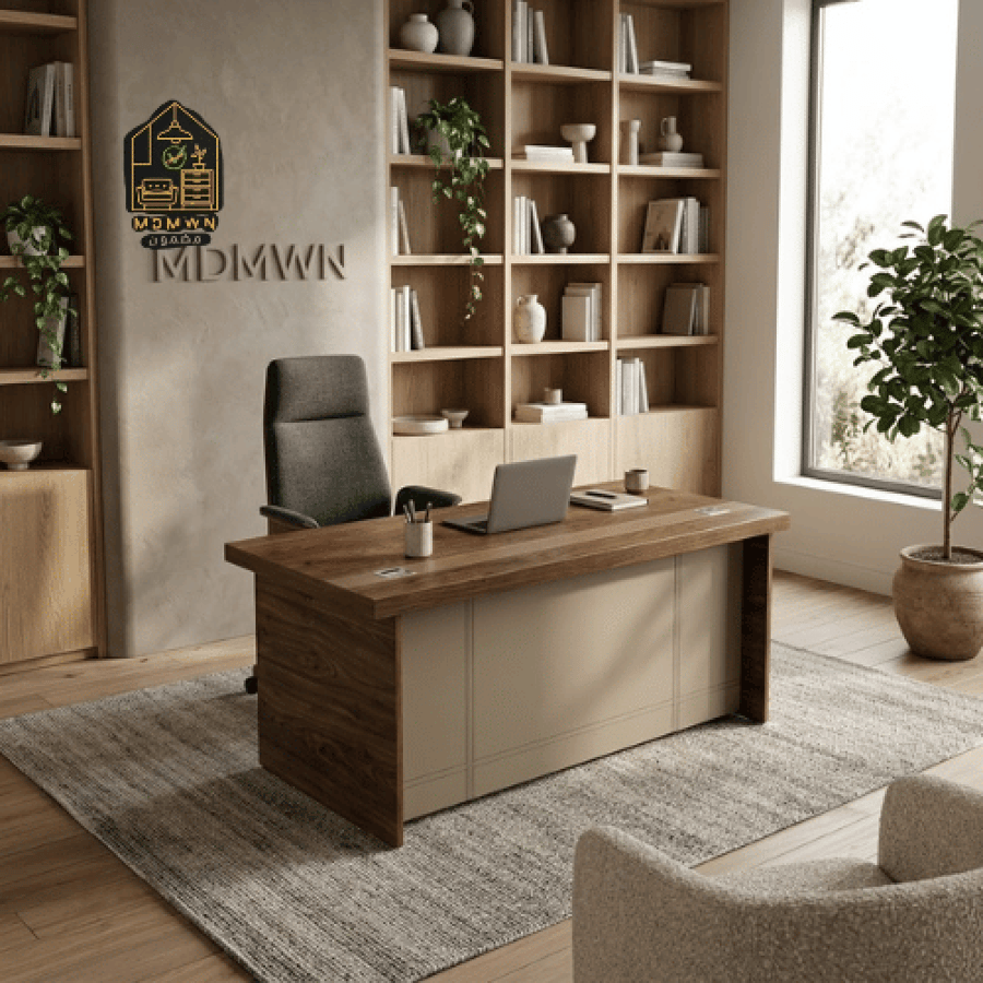 مكتب تصميم مستقيم بسيط 140 سم