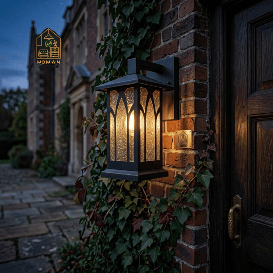 Classic outdoor wall spotlight