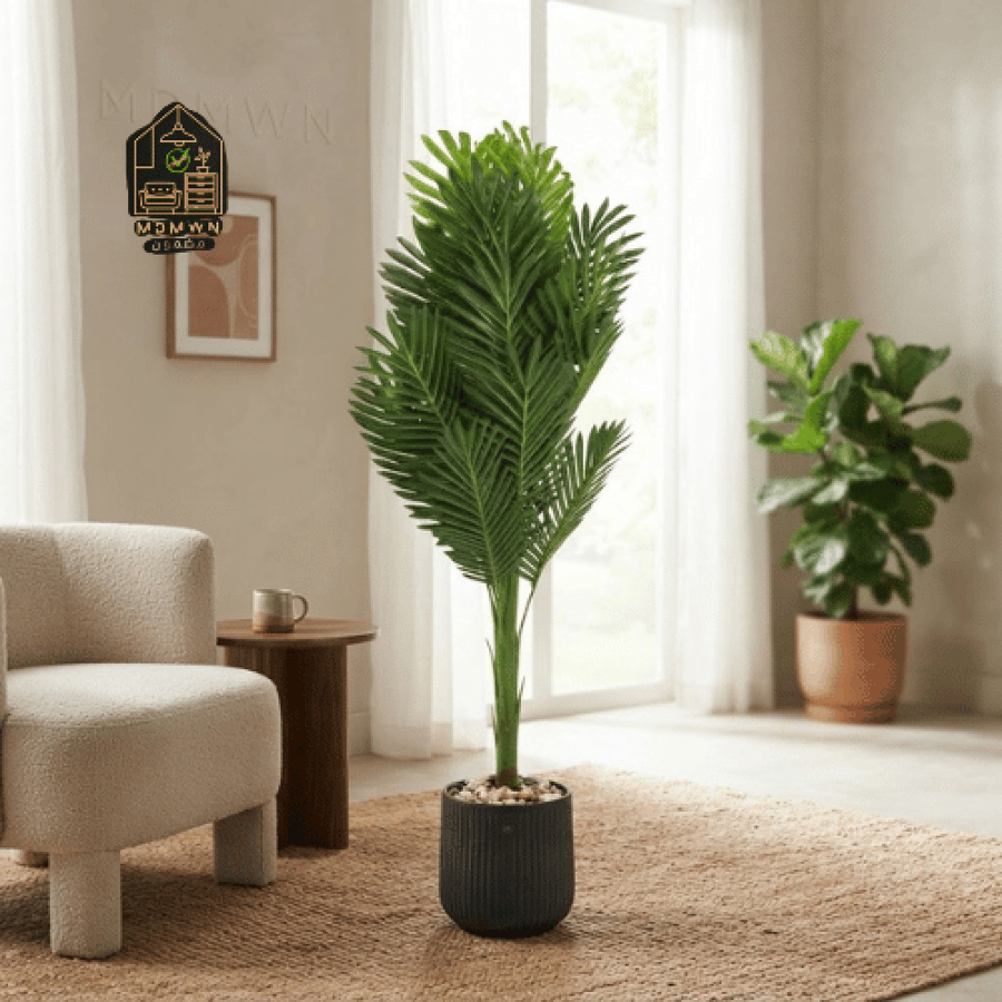 شجرة نخيل صناعية ديكورية بتصميم أنيق