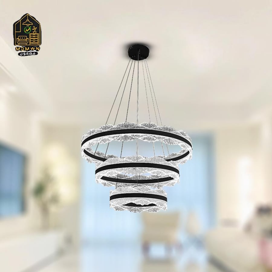 إنارة سقفية بتصميم أنيق-بثلاث ألوان