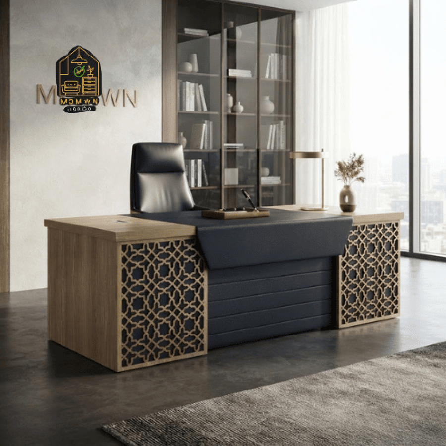 مكتب إداري فاخر بتصميم تراثي مودرن