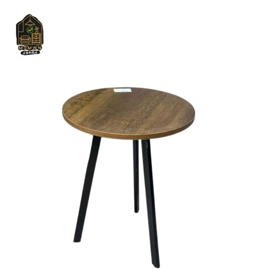 Multi-purpose side table, two colors: round and square