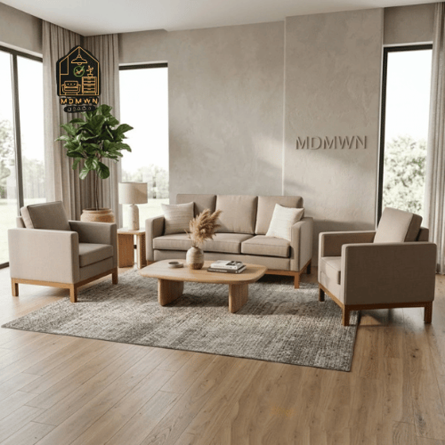 Modern linen sofas