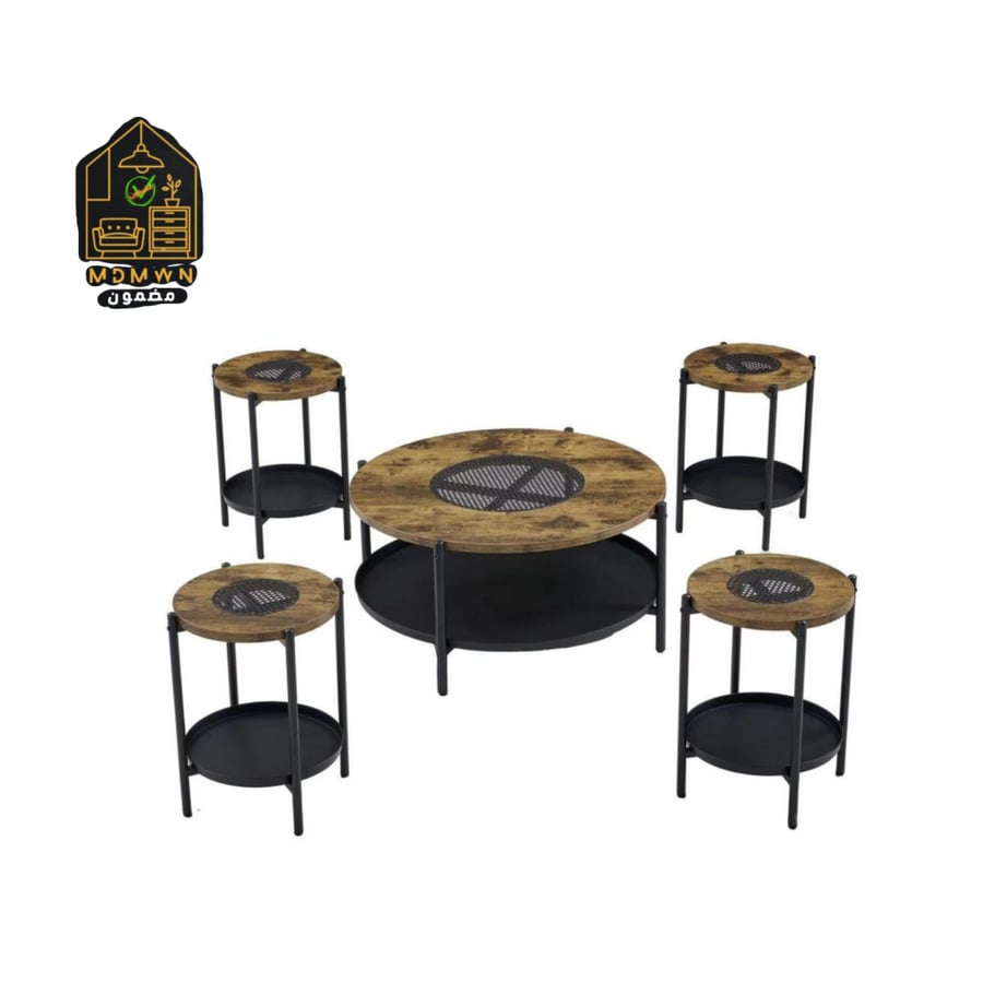 طقم طاولة شاي مودرن خشب