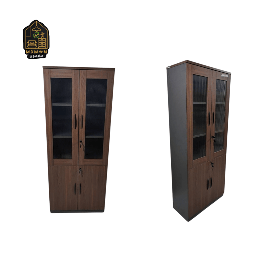 2-drawer melamine bookcase