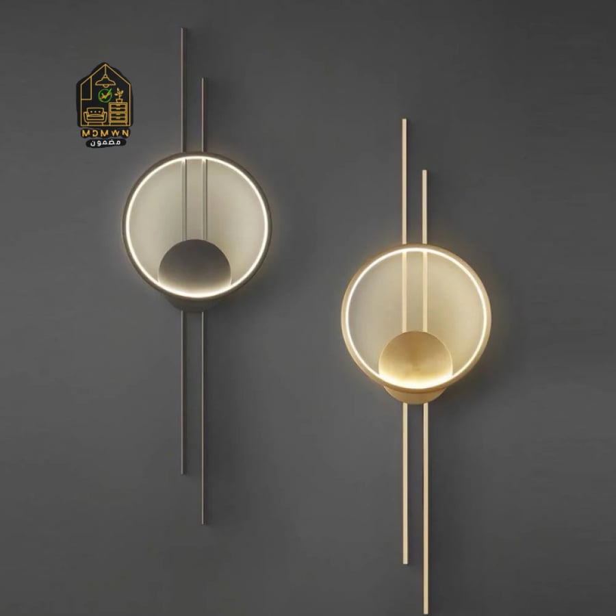 Black wall light
