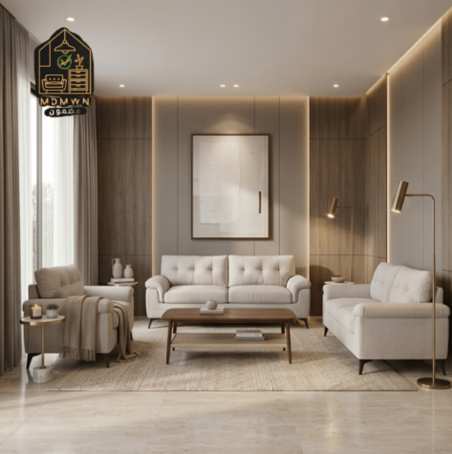 طقم كنب مودرن بتصميم شيك