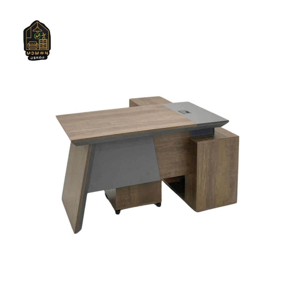 Modern corner management desk, 140 cm