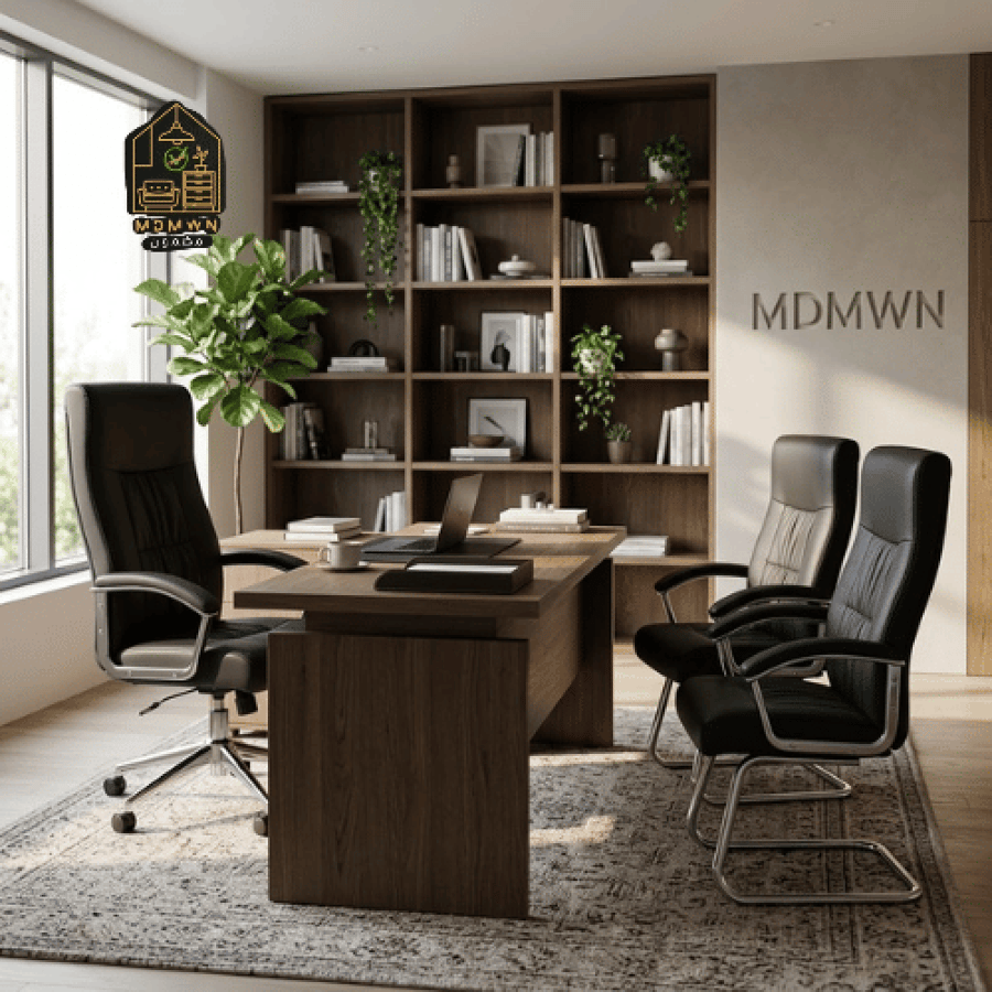 طقم كراسي مكتبية بتصميم راقي