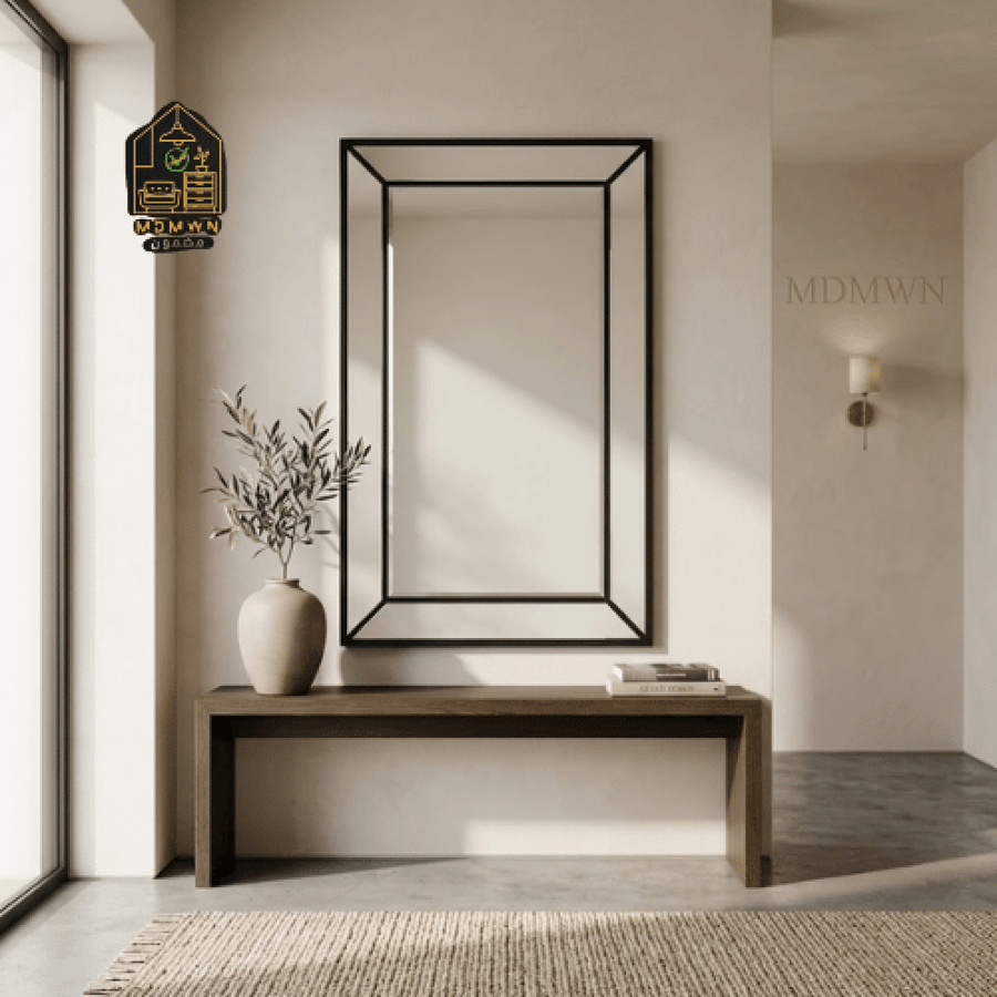 مرآة حائط ديكورية تصميم أنيق
