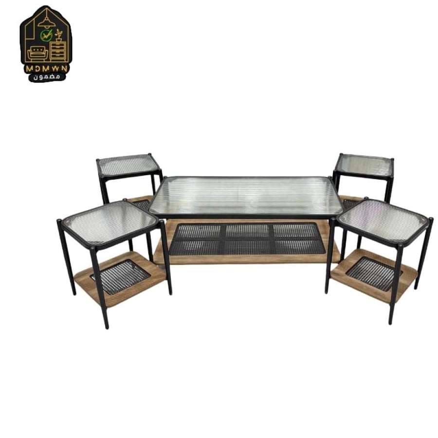 طقم طاولات خدمة مستطيل مودرن