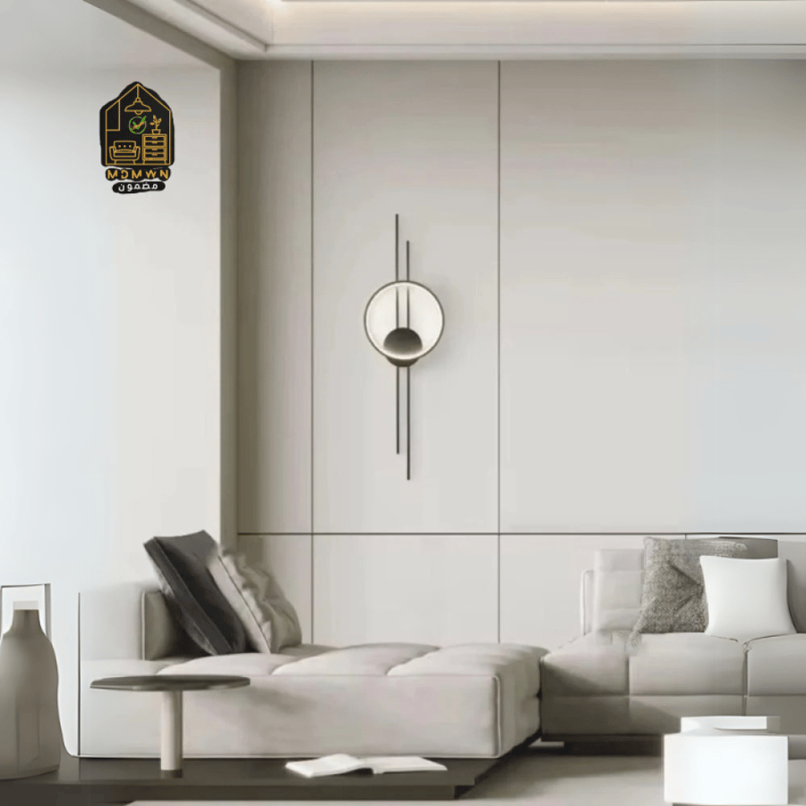 Black wall light