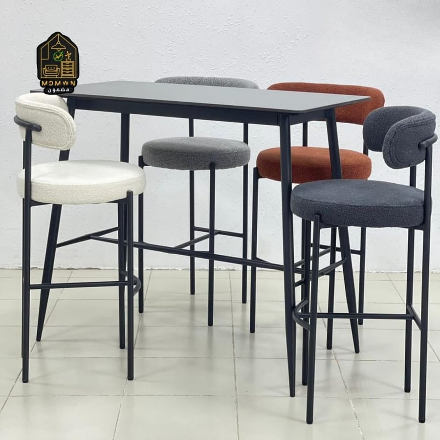 Porcelain buffet table with high quality wood