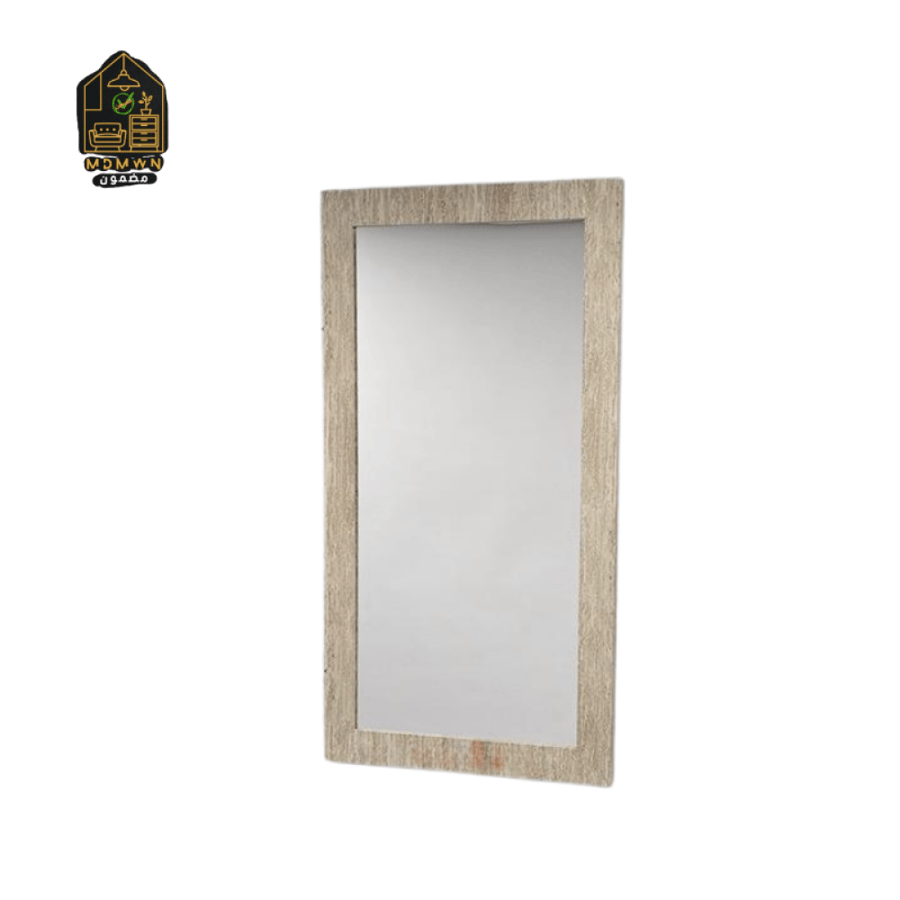 Elegant rectangular wall mirror, 130 cm