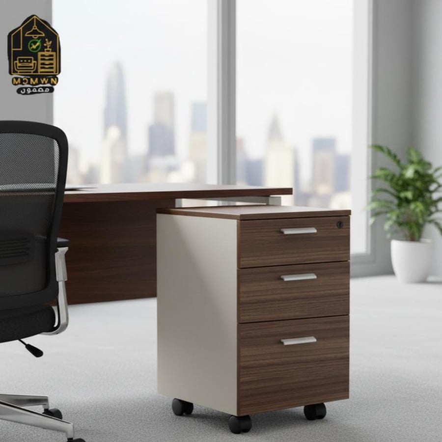 وحدة أدراج ثلاثية بتصميم انيق