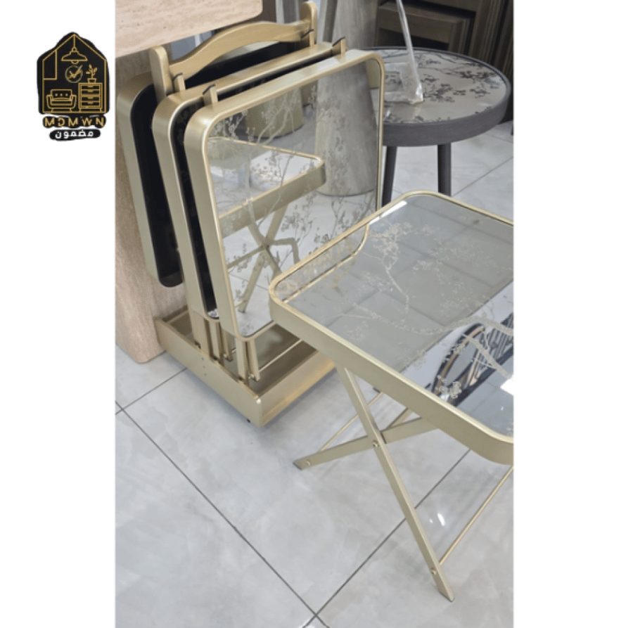 Tea table set with bag