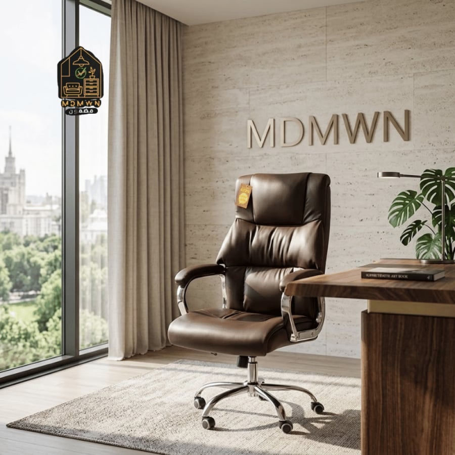 Luxury leather swivel executive chair