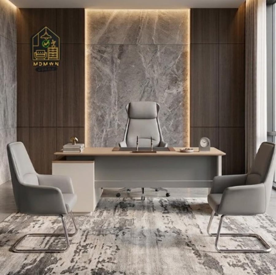 140cm Executive Office Package with Chair Set