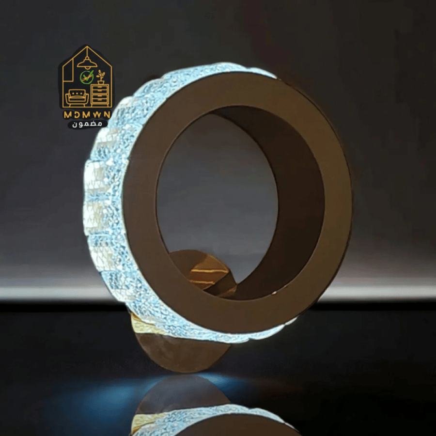 جداري ليد ذهبي 3 اضاءات