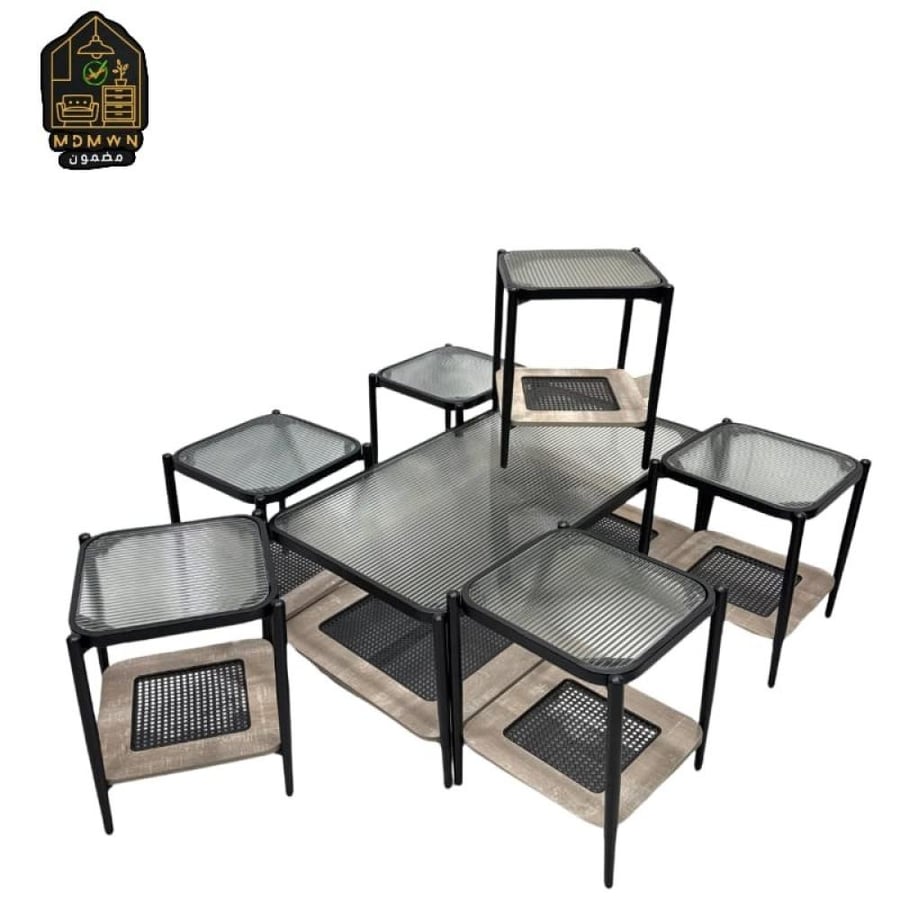 طقم طاولات وسط وجانبية مودرن