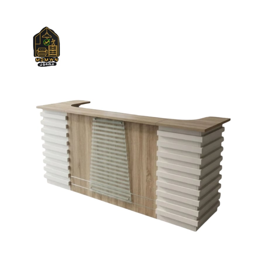 Modern wooden reception counter, various sizes and colors