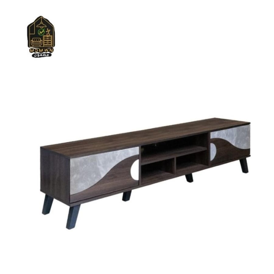 Modern wooden TV table in multiple sizes