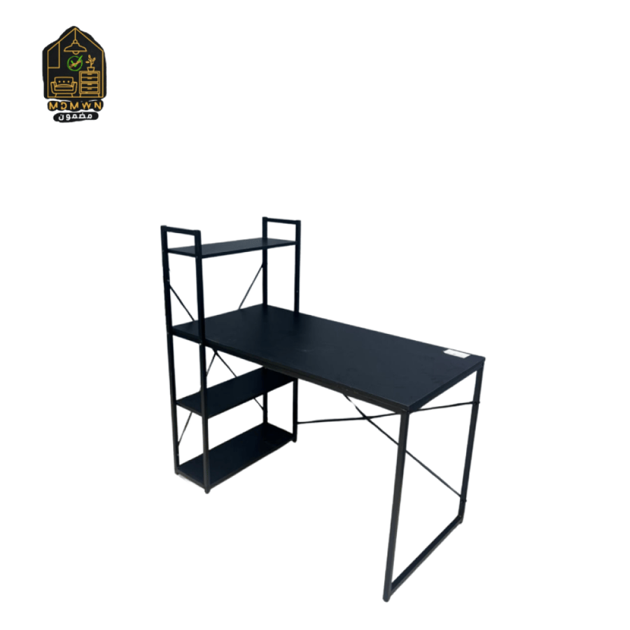Modern wood and iron desk