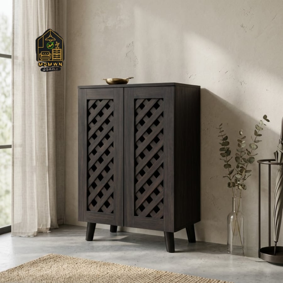 دولاب أحذية MDF ببابين