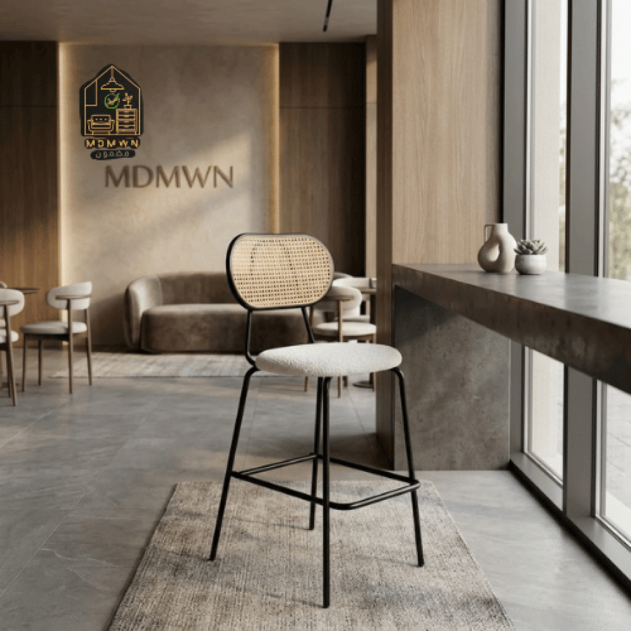 Modern mesh bar stool