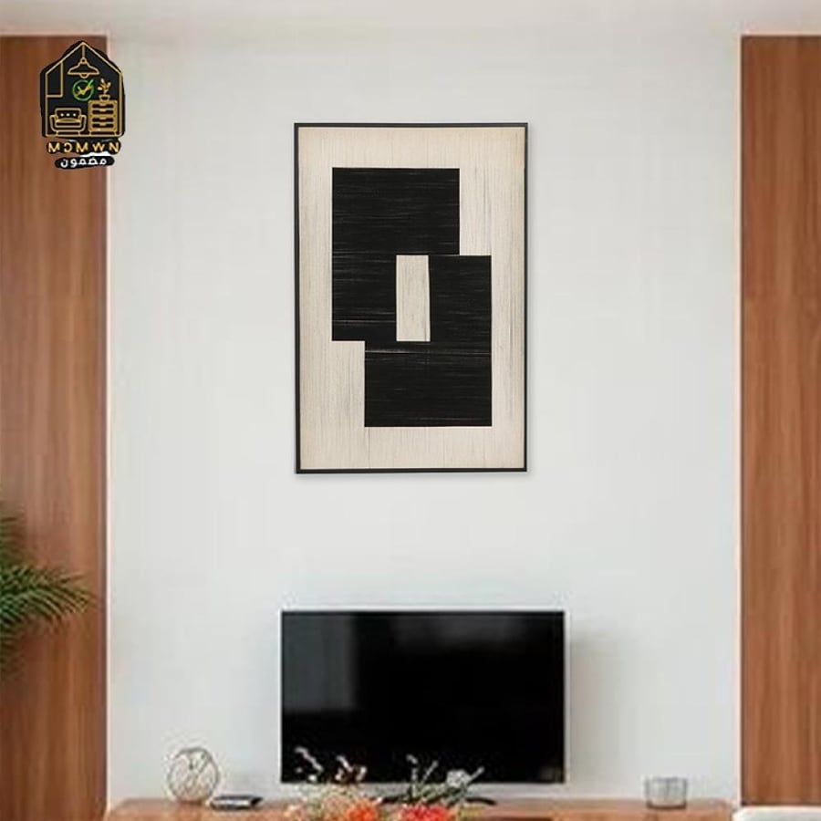 لوحة ديكور بتصميم تجريدي
