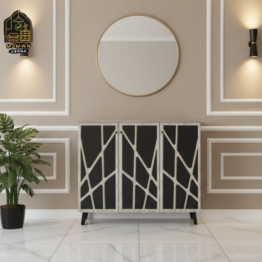 دولاب جزم ماليزي خشبي بابين