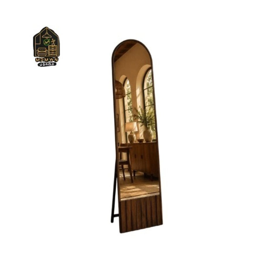 مرآة تصميم طويل بمرآة كاملة مع إطار أنيق