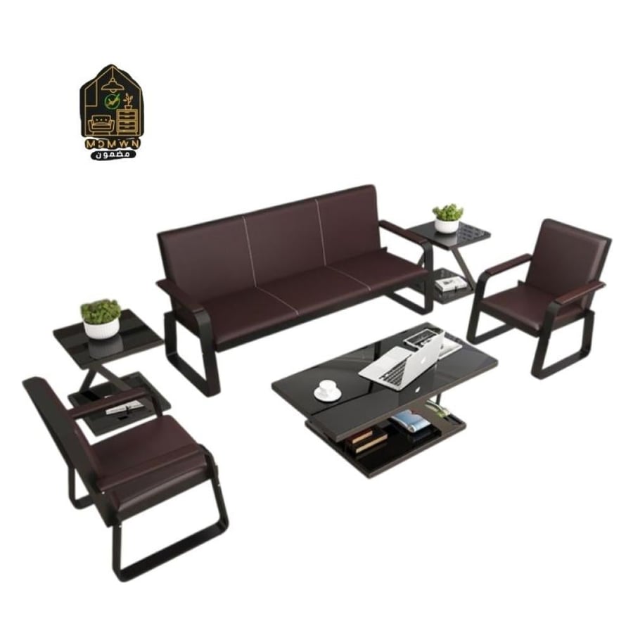 Luxury office waiting sofa set