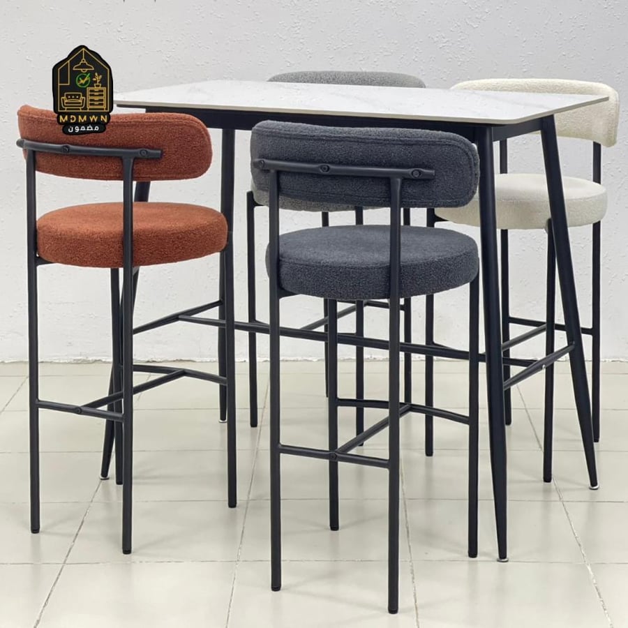 Porcelain buffet table with high quality wood