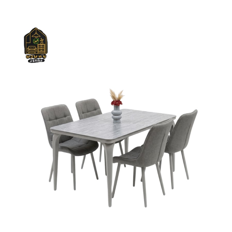 طاولة طعام مودرن مع 4 كراسي