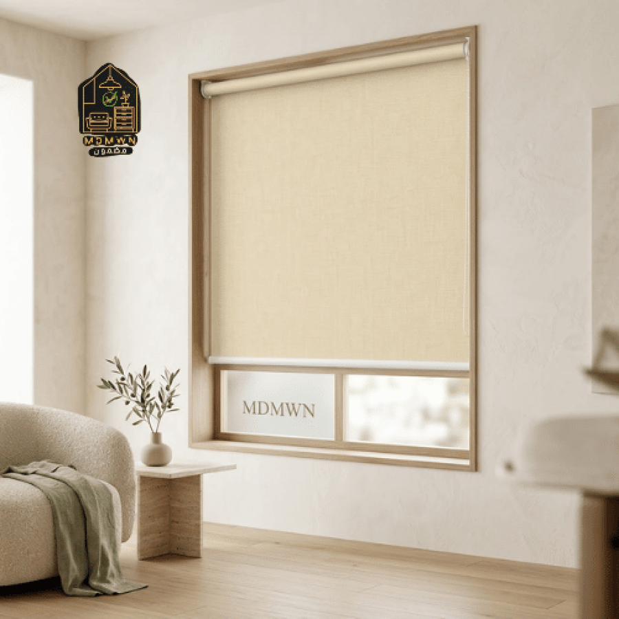 ستارة رول سادة عازلة للضوء بتصميم مودرن
