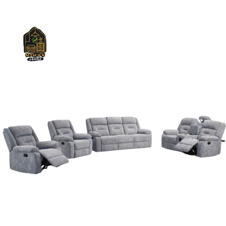 Luxury smart recliner sofa set, multiple colors