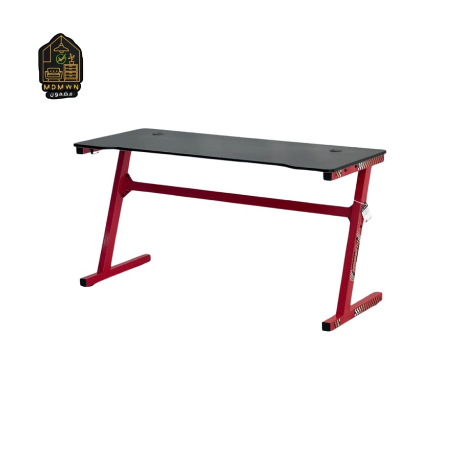 Gaming desk, stylish design for gaming professionals, with 120 cm metal legs