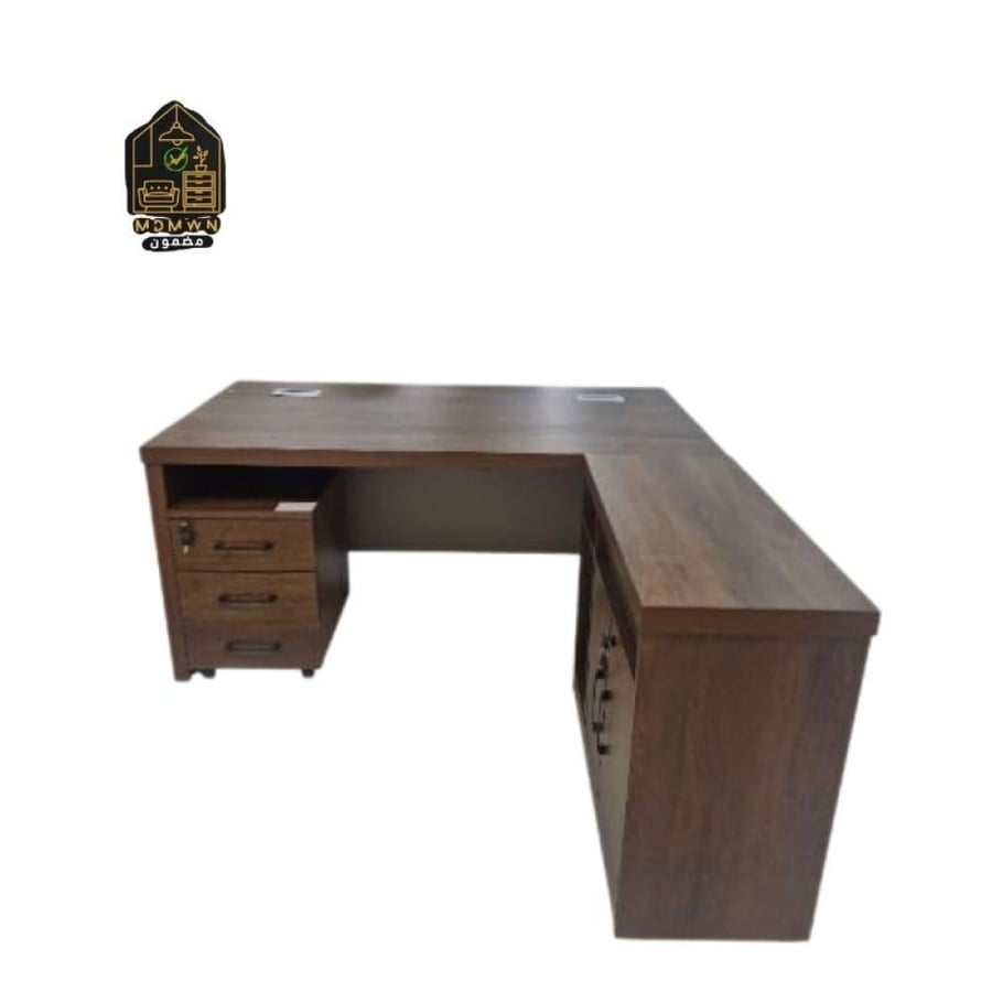 Modern wooden executive desk in multiple sizes