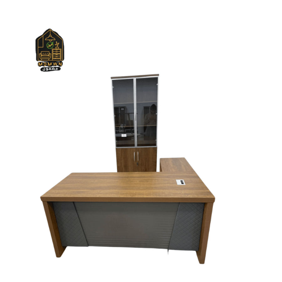 Luxury brown melamine desk, various sizes