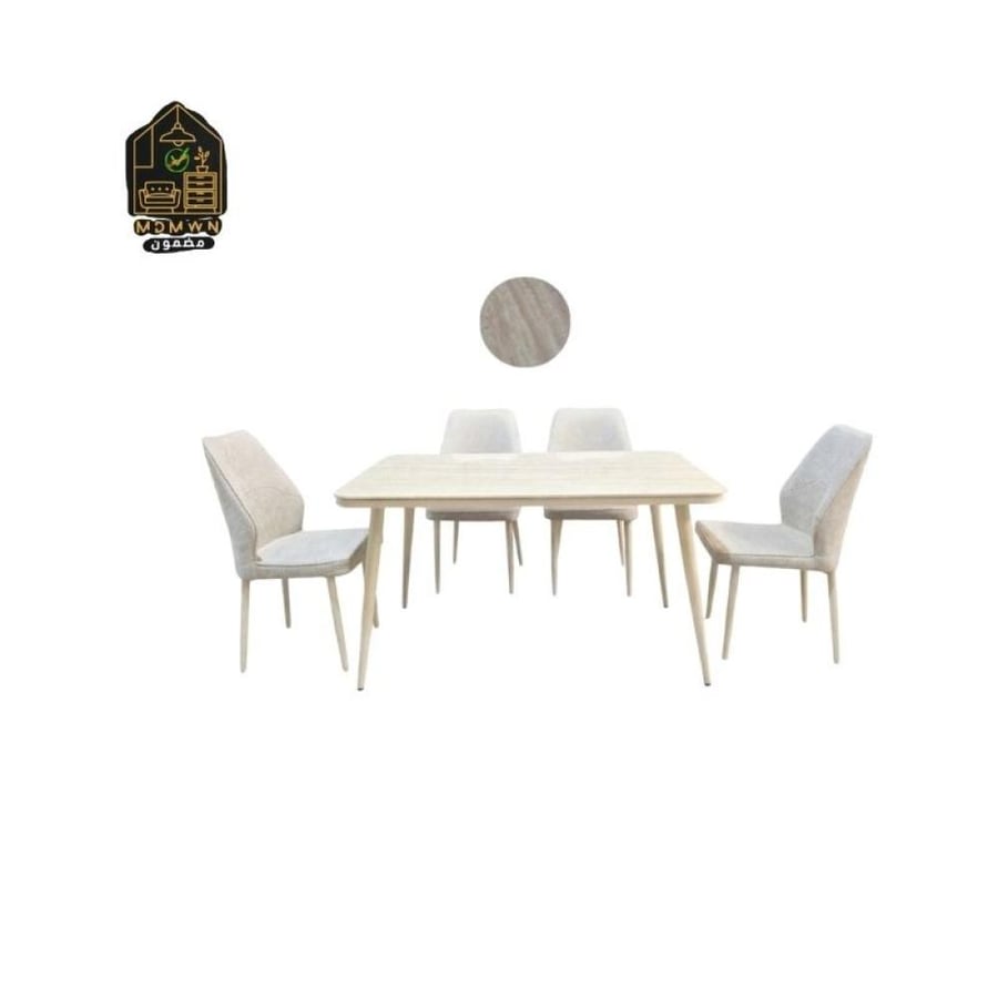 طاولة طعام رخام بتصميم عصرى