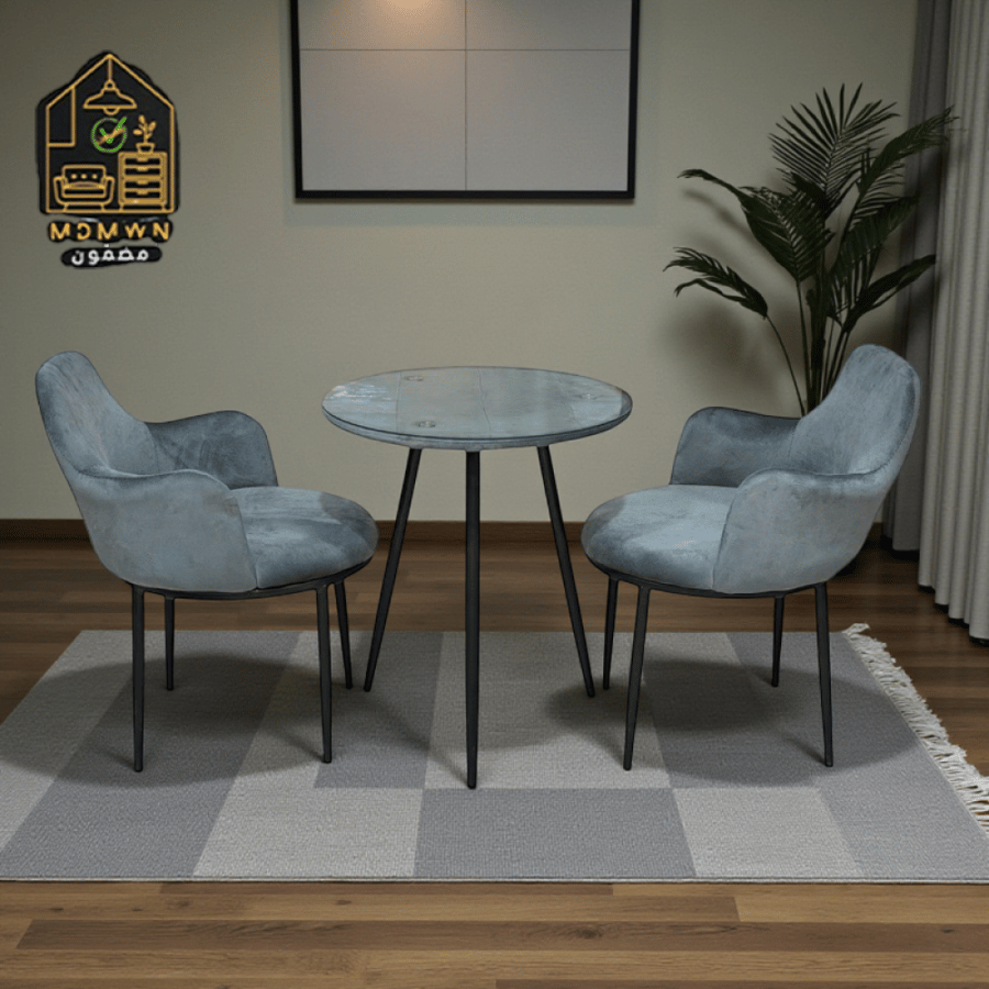 طاولة طعام دائرية لفردين