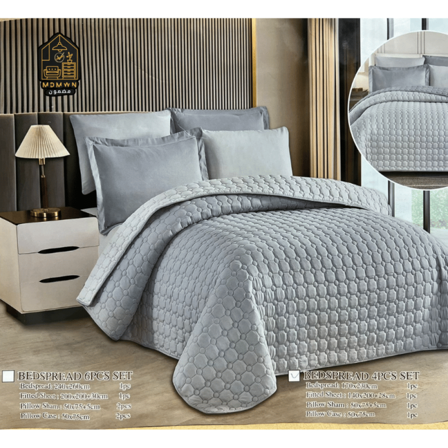 Plain double compressed quilt