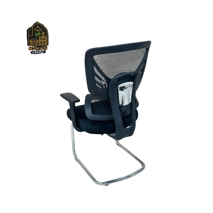 Two-tone mesh office chair, fixed or swivel