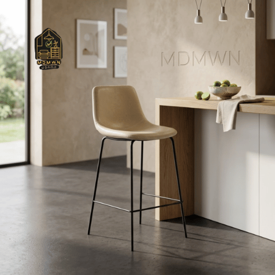 Beige bar chair